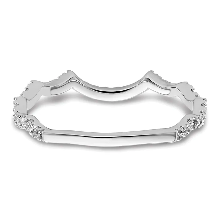Rings Goldia 14k White Gold 13 Ct Lab Grown Diamond VSSI G Wedding Band Ring
