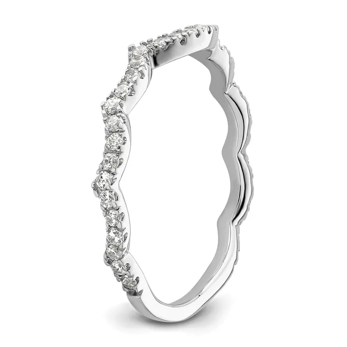 Rings Goldia 14k White Gold 13 Ct Lab Grown Diamond VSSI G Wedding Band Ring