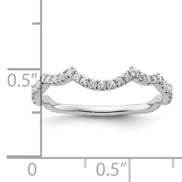 Rings Goldia 14k White Gold 13 Ct Lab Grown Diamond VSSI G Wedding Band Ring