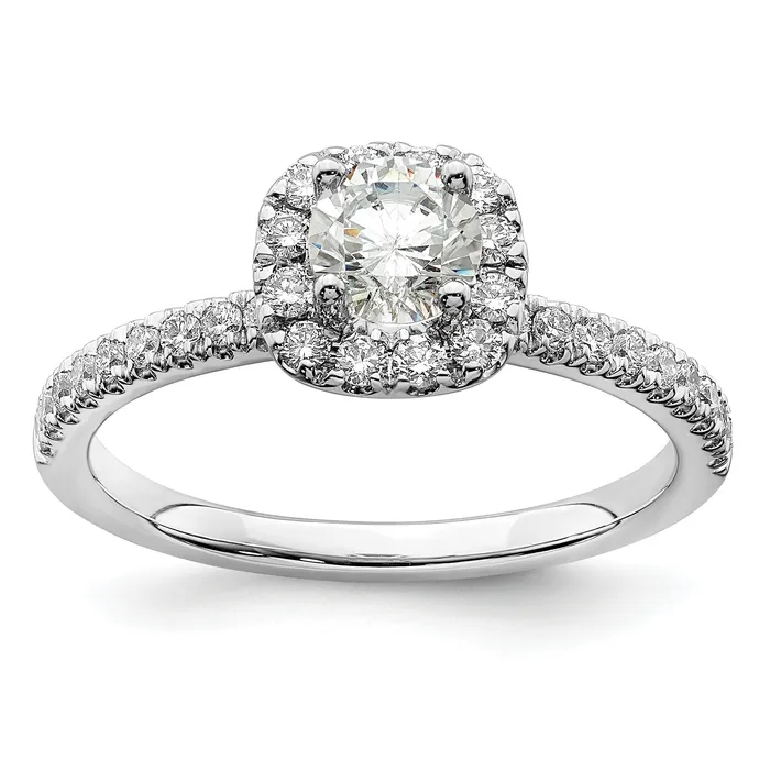Rings Goldia 14k White Gold 34 Ct Lab Grown Diamond VSSI G Round Halo Engagement Ring Rings Goldia 14k White Gold 34 Ct Lab Grown Diamond VSSI G Round Halo Engagement Ring
