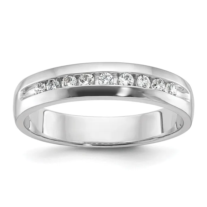 Rings Goldia 14k White Gold Mens Diamond Ring Mounting
