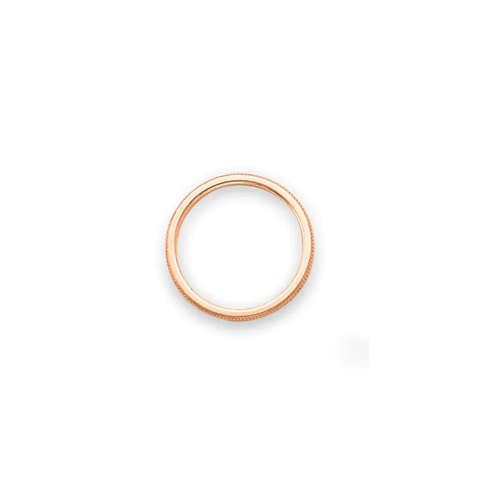 Rings Goldia Solid 10K Rose Gold 15mm Milgrain MensWomens Wedding Band Ring Size 4 Rings Goldia Solid 10K Rose Gold 15mm Milgrain MensWomens Wedding Band Ring Size 4