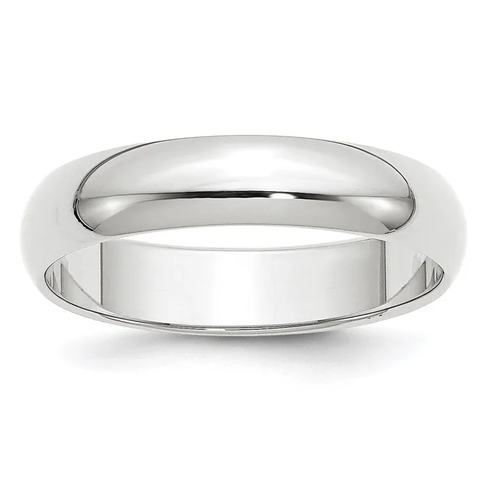 Rings Goldia Solid 10K White Gold 5mm Half Round MensWomens Wedding Band Ring Size 14 Rings Goldia Solid 10K White Gold 5mm Half Round MensWomens Wedding Band Ring Size 14