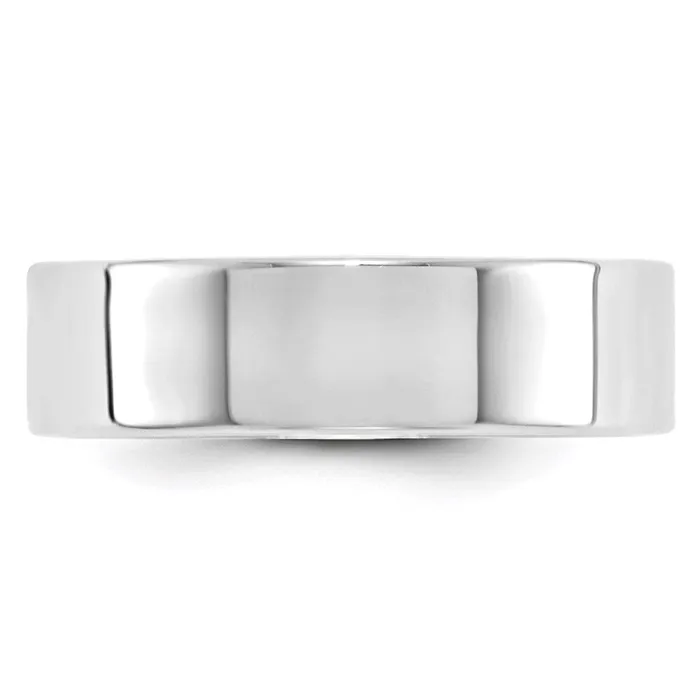Rings Goldia Solid 10K White Gold 6mm Light Weight Flat MensWomens Wedding Band Ring Size 55 Rings Goldia Solid 10K White Gold 6mm Light Weight Flat MensWomens Wedding Band Ring Size 55