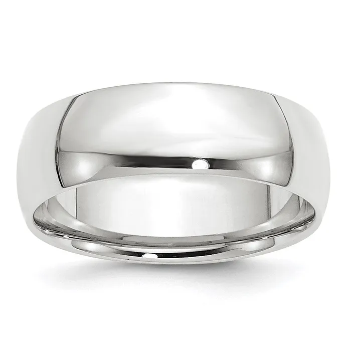 Rings Goldia Solid 10K White Gold 7mm Light Weight Comfort Fit MensWomens Wedding Band Ring Size 8 Rings Goldia Solid 10K White Gold 7mm Light Weight Comfort Fit MensWomens Wedding Band Ring Size 8