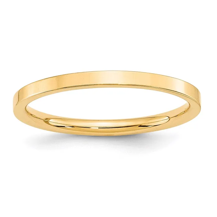 Rings Goldia Solid 10K Yellow Gold 2mm Standard Flat Comfort Fit MensWomens Wedding Band Ring Size 125 Rings Goldia Solid 10K Yellow Gold 2mm Standard Flat Comfort Fit MensWomens Wedding Band Ring Size 125