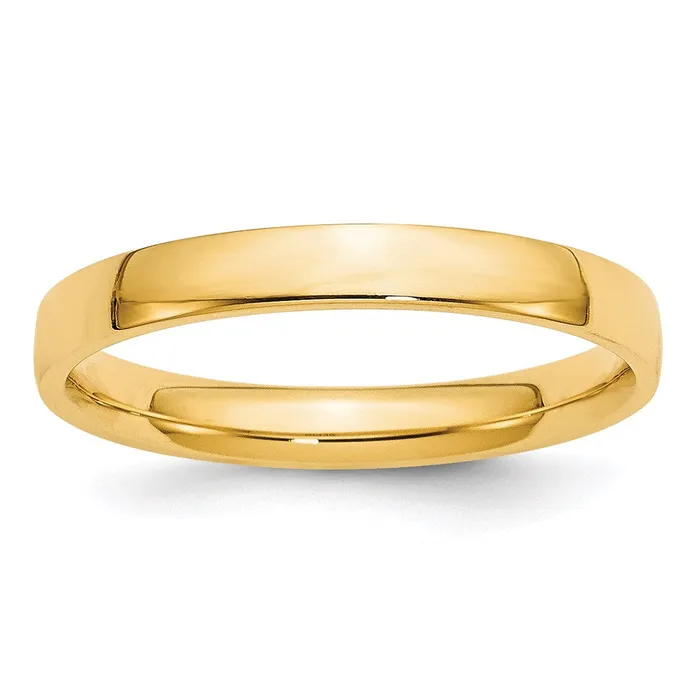 Rings Goldia Solid 10K Yellow Gold 3mm Light Weight Comfort Fit MensWomens Wedding Band Ring Size 95 Rings Goldia Solid 10K Yellow Gold 3mm Light Weight Comfort Fit MensWomens Wedding Band Ring Size 95