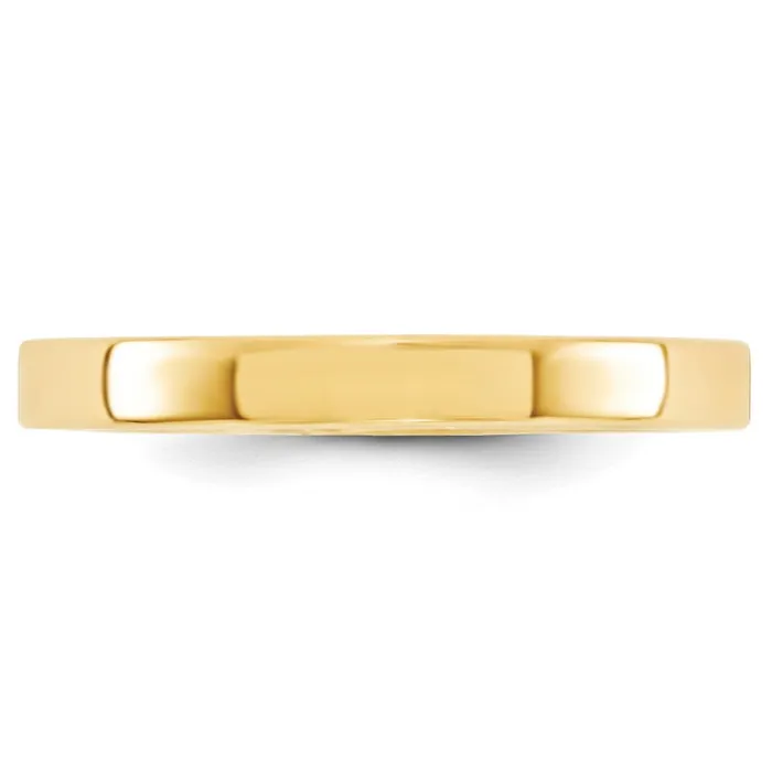 Rings Goldia Solid 10K Yellow Gold 3mm Standard Flat Comfort Fit MensWomens Wedding Band Ring Size 9 Rings Goldia Solid 10K Yellow Gold 3mm Standard Flat Comfort Fit MensWomens Wedding Band Ring Size 9