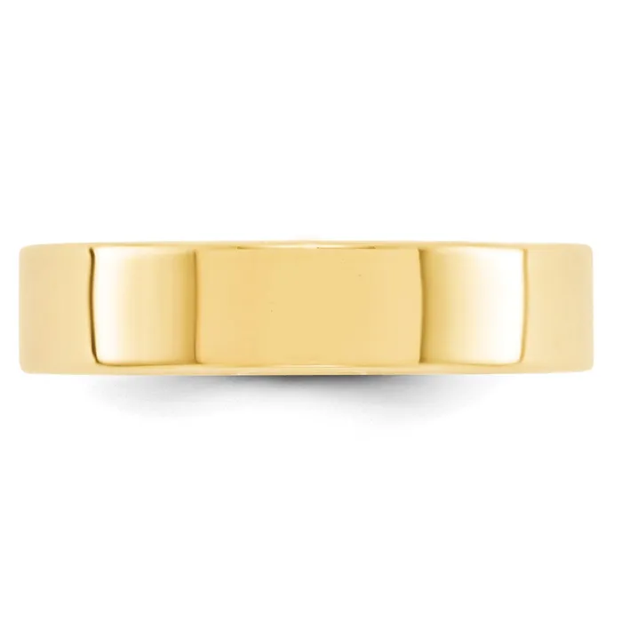 Rings Goldia Solid 10K Yellow Gold 5mm Light Weight Flat MensWomens Wedding Band Ring Size 11 Rings Goldia Solid 10K Yellow Gold 5mm Light Weight Flat MensWomens Wedding Band Ring Size 11