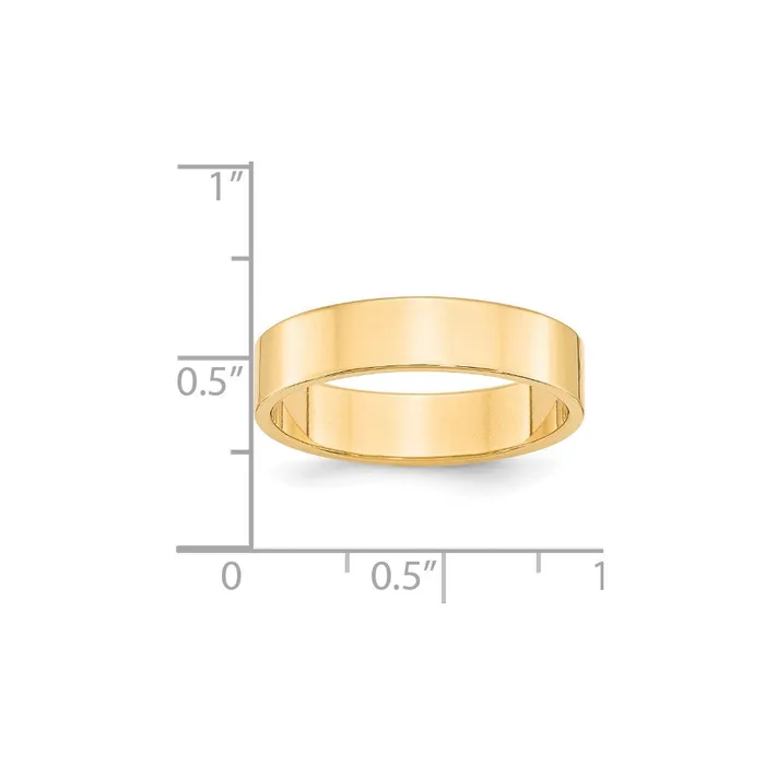 Rings Goldia Solid 10K Yellow Gold 5mm Light Weight Flat MensWomens Wedding Band Ring Size 11 Rings Goldia Solid 10K Yellow Gold 5mm Light Weight Flat MensWomens Wedding Band Ring Size 11