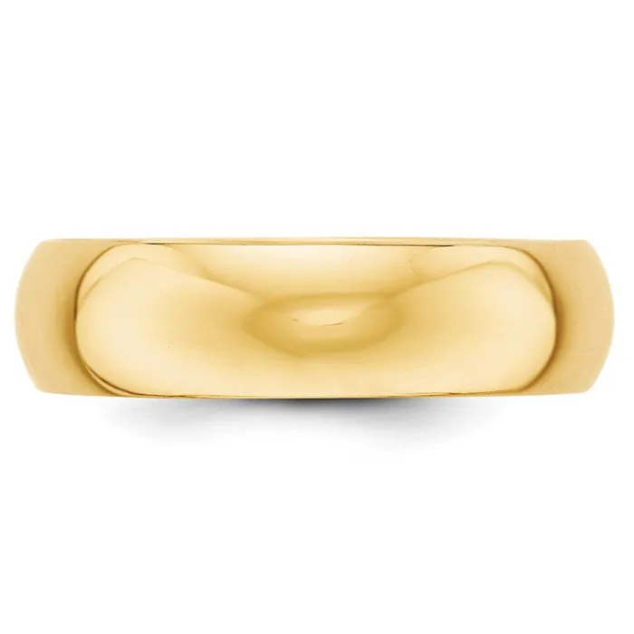Rings Goldia Solid 10K Yellow Gold 6mm HalfRound Wedding MensWomens Wedding Band Ring Size 65 Rings Goldia Solid 10K Yellow Gold 6mm HalfRound Wedding MensWomens Wedding Band Ring Size 65