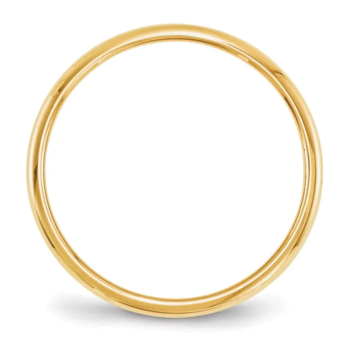 Rings Goldia Solid 14K Yellow Gold 2mm Half Round MensWomens Wedding Band Ring Size 85 Rings Goldia Solid 14K Yellow Gold 2mm Half Round MensWomens Wedding Band Ring Size 85