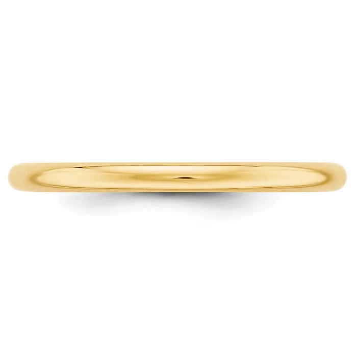 Rings Goldia Solid 14K Yellow Gold 2mm Half Round MensWomens Wedding Band Ring Size 85 Rings Goldia Solid 14K Yellow Gold 2mm Half Round MensWomens Wedding Band Ring Size 85