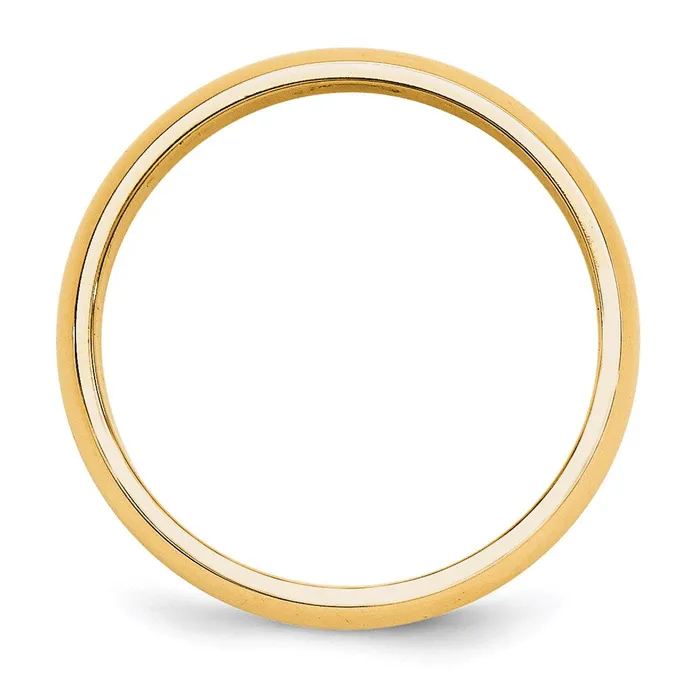 Rings Goldia Solid 14K Yellow Gold 5mm HalfRound Wedding MensWomens Wedding Band Ring Size 7 Rings Goldia Solid 14K Yellow Gold 5mm HalfRound Wedding MensWomens Wedding Band Ring Size 7