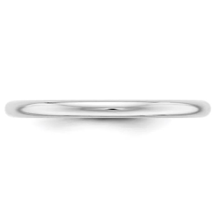 Rings Goldia Solid 18K White Gold 2mm Half Round MensWomens Wedding Band Ring Size 85 Rings Goldia Solid 18K White Gold 2mm Half Round MensWomens Wedding Band Ring Size 85