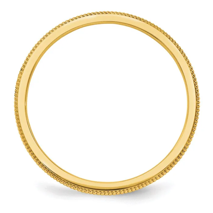 Rings Goldia Solid 18K Yellow Gold 15mm Milgrain MensWomens Wedding Band Ring Size 8 Rings Goldia Solid 18K Yellow Gold 15mm Milgrain MensWomens Wedding Band Ring Size 8