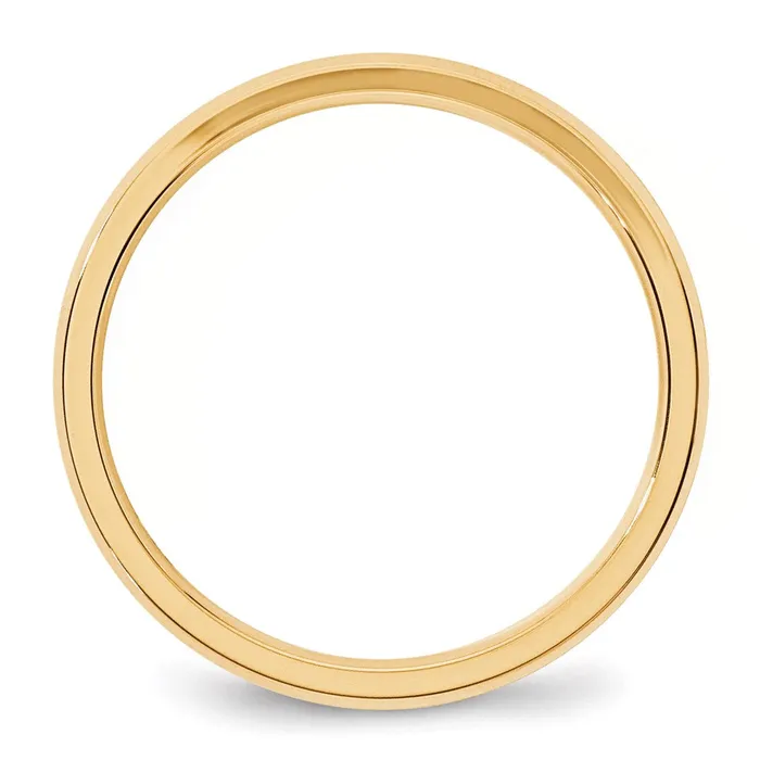 Rings Goldia Solid 18K Yellow Gold 3mm Bevel Edge Comfort Fit MensWomens Wedding Band Ring Size 6 Rings Goldia Solid 18K Yellow Gold 3mm Bevel Edge Comfort Fit MensWomens Wedding Band Ring Size 6