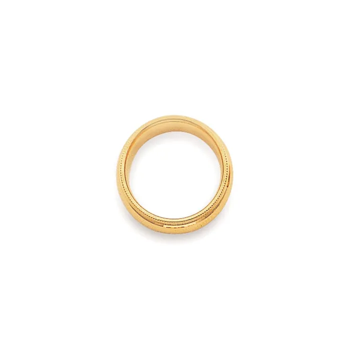 Rings Goldia Solid 18K Yellow Gold 4mm Milgrain Comfort Fit MensWomens Wedding Band Ring Size 14 Rings Goldia Solid 18K Yellow Gold 4mm Milgrain Comfort Fit MensWomens Wedding Band Ring Size 14