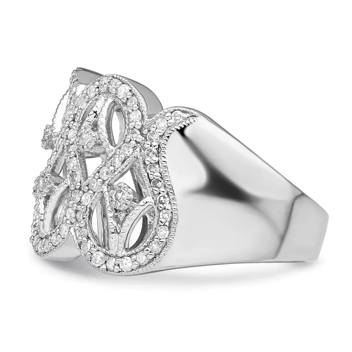 Rings Goldia Sterling Silver Rhodium Diamond Ring