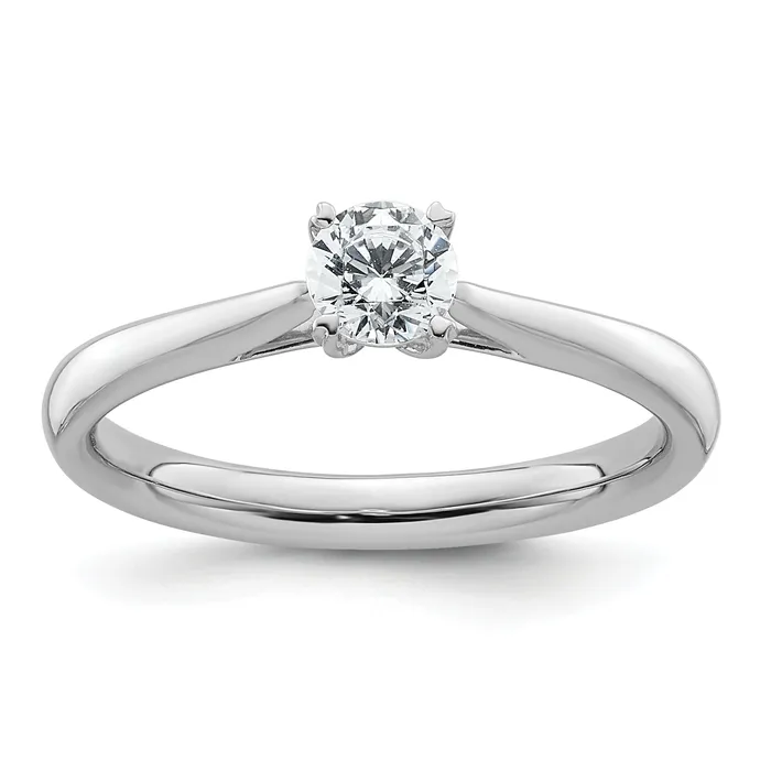 Rings Goldia True Origin 14k White Gold 13 Ct Lab Grown Diamond VSSI G Round Solitaire Engagement Ring Rings Goldia True Origin 14k White Gold 13 Ct Lab Grown Diamond VSSI G Round Solitaire Engagement Ring