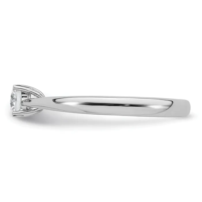 Rings Goldia True Origin 14k White Gold 13 Ct Lab Grown Diamond VSSI G Round Solitaire Engagement Ring
