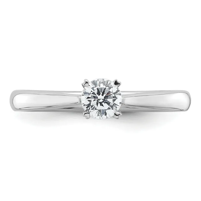 Rings Goldia True Origin 14k White Gold 13 Ct Lab Grown Diamond VSSI G Round Solitaire Engagement Ring