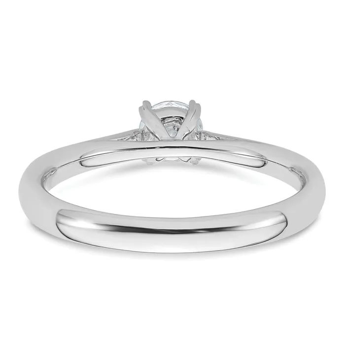 Rings Goldia True Origin 14k White Gold 13 Ct Lab Grown Diamond VSSI G Round Solitaire Engagement Ring