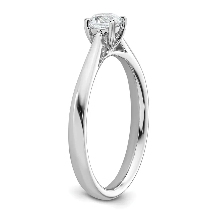 Rings Goldia True Origin 14k White Gold 13 Ct Lab Grown Diamond VSSI G Round Solitaire Engagement Ring