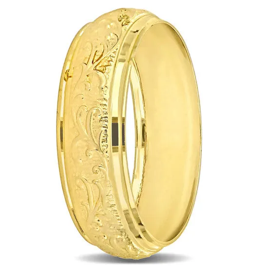 Rings JMS always Original Amour 6mm Antique Filigree Wedding Band in 14k Yellow Gold Rings JMS always Original Amour 6mm Antique Filigree Wedding Band in 14k Yellow Gold