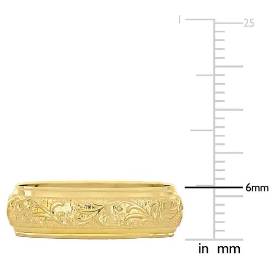 Rings JMS always Original Amour 6mm Antique Filigree Wedding Band in 14k Yellow Gold Rings JMS always Original Amour 6mm Antique Filigree Wedding Band in 14k Yellow Gold