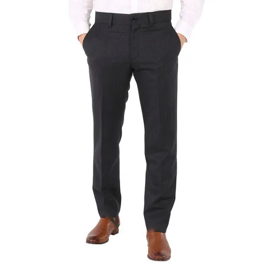Rings JMS always Original Burberry Mens Charcoal Melange Herringbone Patter Wool Trousers Rings JMS always Original Burberry Mens Charcoal Melange Herringbone Patter Wool Trousers
