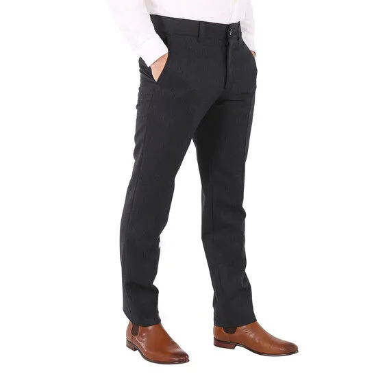 Rings JMS always Original Burberry Mens Charcoal Melange Herringbone Patter Wool Trousers Rings JMS always Original Burberry Mens Charcoal Melange Herringbone Patter Wool Trousers