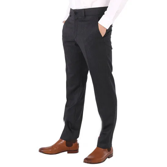 Rings JMS always Original Burberry Mens Charcoal Melange Herringbone Patter Wool Trousers Rings JMS always Original Burberry Mens Charcoal Melange Herringbone Patter Wool Trousers