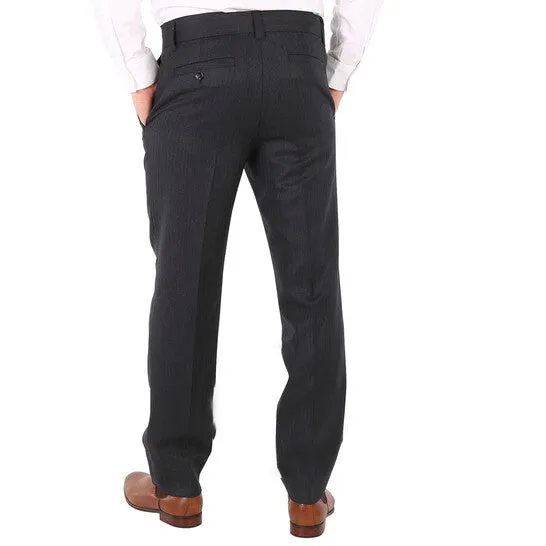 Rings JMS always Original Burberry Mens Charcoal Melange Herringbone Patter Wool Trousers Rings JMS always Original Burberry Mens Charcoal Melange Herringbone Patter Wool Trousers