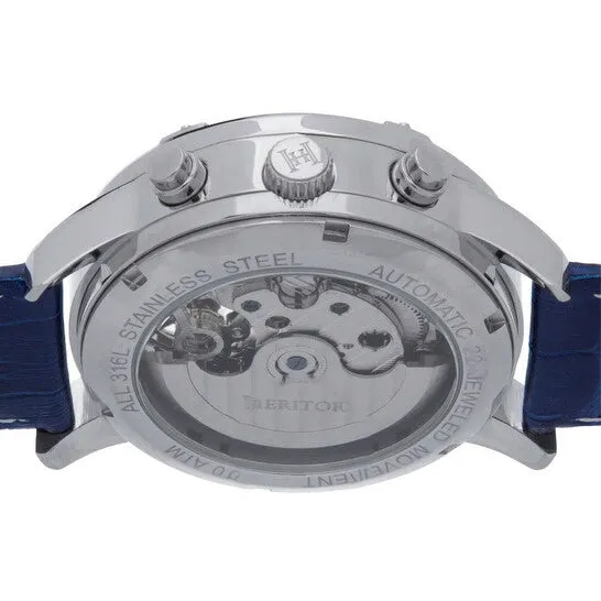 Rings JMS always Original Heritor Wilhelm Silvertone Dial Mens Watch HERHS2104 Rings JMS always Original Heritor Wilhelm Silvertone Dial Mens Watch HERHS2104