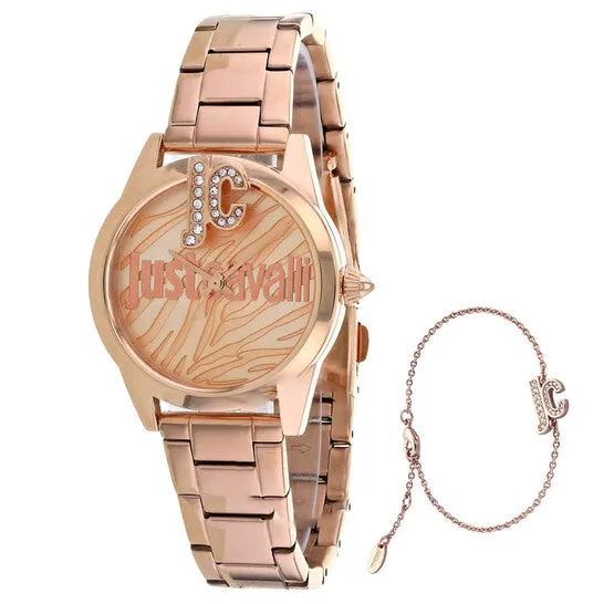 Rings JMS always Original Just Cavalli Logo Rose Goldtone Dial Ladies Watch JC1L099M0075 Rings JMS always Original Just Cavalli Logo Rose Goldtone Dial Ladies Watch JC1L099M0075