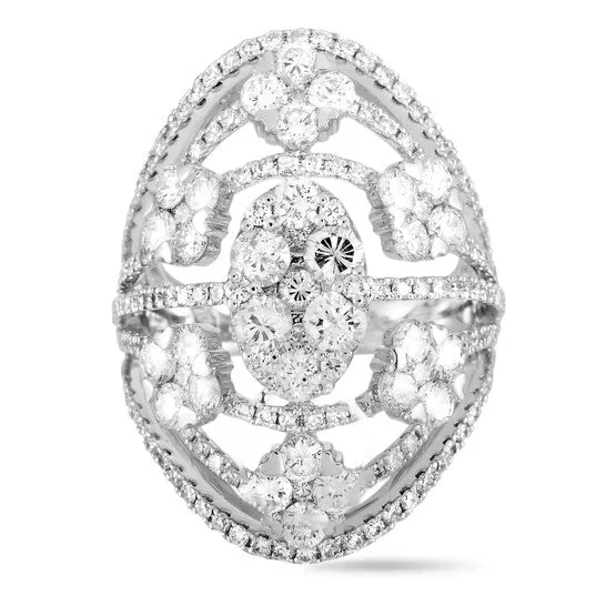 Rings JMS always Original LB Exclusive 18K White Gold 385 ct Diamond Ring Rings JMS always Original LB Exclusive 18K White Gold 385 ct Diamond Ring