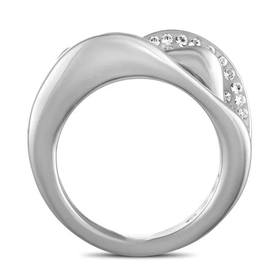Rings JMS always Original Swarovski Hilly Rhodium Plated Crystal Ring Rings JMS always Original Swarovski Hilly Rhodium Plated Crystal Ring