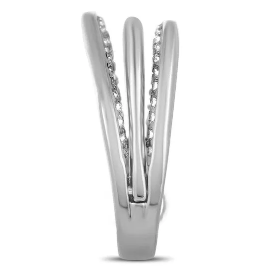 Rings JMS always Original Swarovski Hilly Rhodium Plated Crystal Ring Rings JMS always Original Swarovski Hilly Rhodium Plated Crystal Ring