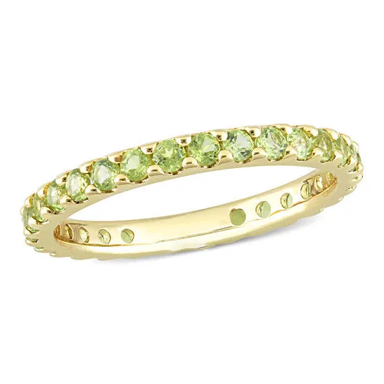 Rings Original Amour 10k Yellow Gold 1 15 CT TGW Peridot Eternity Ring JMS always Rings Original Amour 10k Yellow Gold 1 15 CT TGW Peridot Eternity Ring JMS always