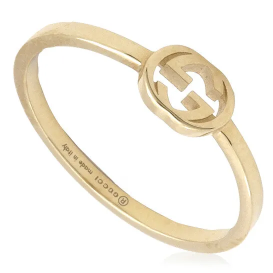 Rings Original Gucci Interlocking G 18K Ring JMS always
