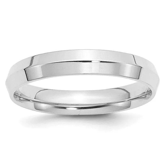 Rings Solid 10K White Gold 4mm Knife Edge Comfort Fit MensWomens Wedding Band Ring Size 115 Goldia Rings Solid 10K White Gold 4mm Knife Edge Comfort Fit MensWomens Wedding Band Ring Size 115 Goldia
