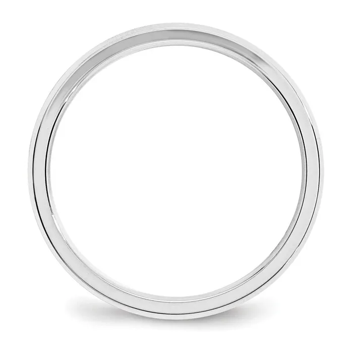Rings Solid 14K White Gold 3mm Bevel Edge Comfort Fit MensWomens Wedding Band Ring Size 4 Goldia Rings Solid 14K White Gold 3mm Bevel Edge Comfort Fit MensWomens Wedding Band Ring Size 4 Goldia