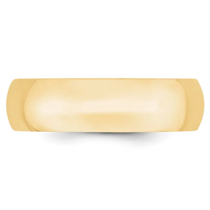 Rings Solid 18K Yellow Gold 6mm Light Weight Comfort Fit MensWomens Wedding Band Ring Size 10 Goldia Rings Solid 18K Yellow Gold 6mm Light Weight Comfort Fit MensWomens Wedding Band Ring Size 10 Goldia