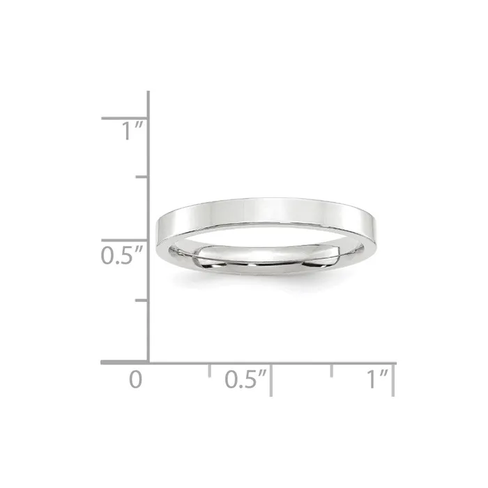 Solid 10K White Gold 3mm Standard Flat Comfort Fit MensWomens Wedding Band Ring Size 115 Goldia Rings Solid 10K White Gold 3mm Standard Flat Comfort Fit MensWomens Wedding Band Ring Size 115 Goldia Rings