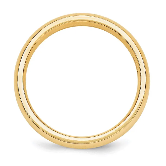 Solid 10K Yellow Gold 5mm Comfort Fit MensWomens Wedding Band Ring Size 65 Goldia Rings Solid 10K Yellow Gold 5mm Comfort Fit MensWomens Wedding Band Ring Size 65 Goldia Rings