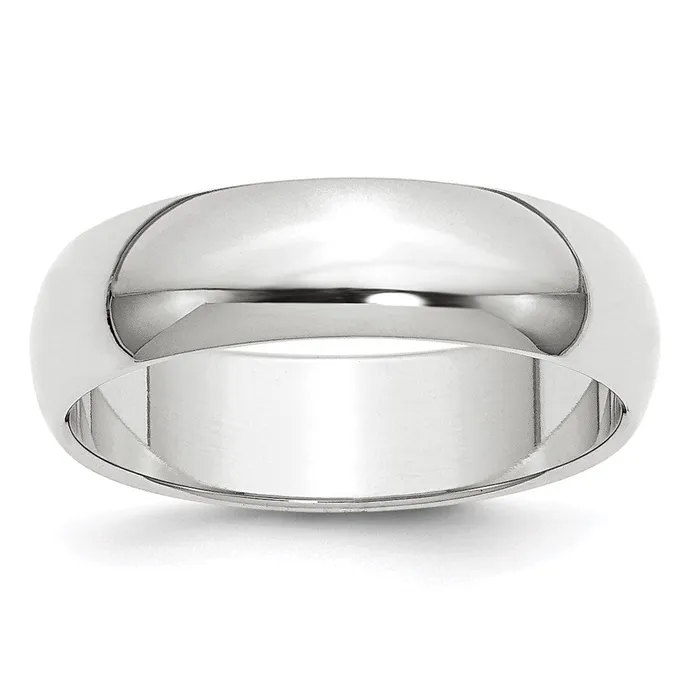 Solid 10K Yellow Gold White Gold 6mm HalfRound MensWomens Wedding Band Ring Size 5 Goldia Rings Solid 10K Yellow Gold White Gold 6mm HalfRound MensWomens Wedding Band Ring Size 5 Goldia Rings