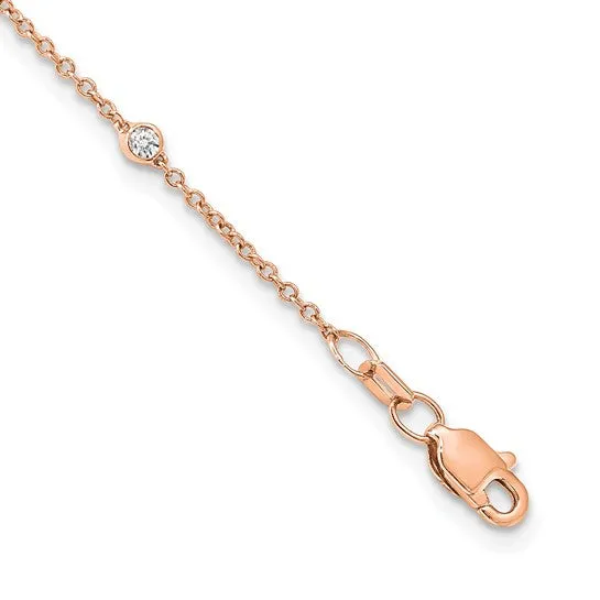 Solid 14K Gold 13 Ct Lab Grown Diamond VSSI D E F Station Necklace goldiacomau Necklaces