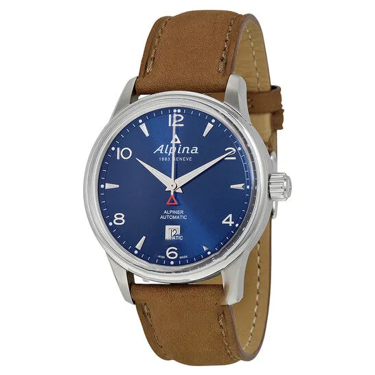 Watches JMS always Original Alpina Alpiner Automatic Sunray Navy Dial Glove Leather Mens Watch AL525N4E6 Watches JMS always Original Alpina Alpiner Automatic Sunray Navy Dial Glove Leather Mens Watch AL525N4E6