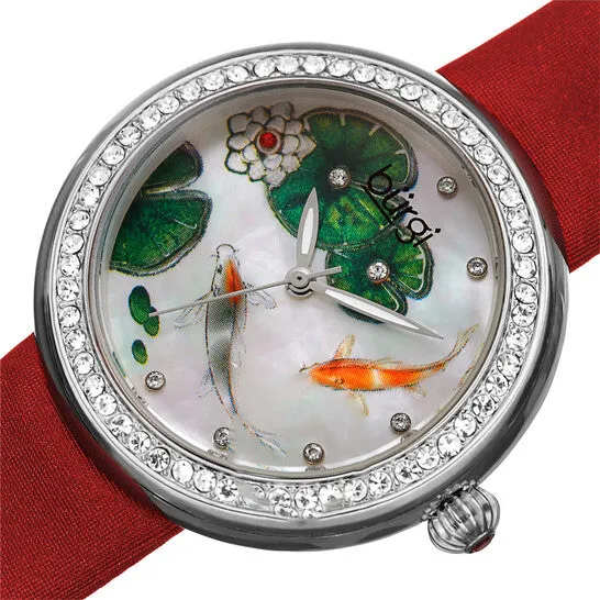Watches JMS always Original Burgi Quartz Beige Koi Fish Dial Ladies Watch BUR188RD Watches JMS always Original Burgi Quartz Beige Koi Fish Dial Ladies Watch BUR188RD